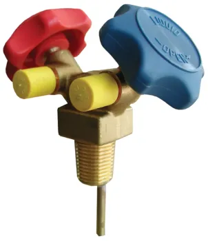 Recycling-Doppelventil kleinkonisch Serie F230 Kragenflasche F23010001